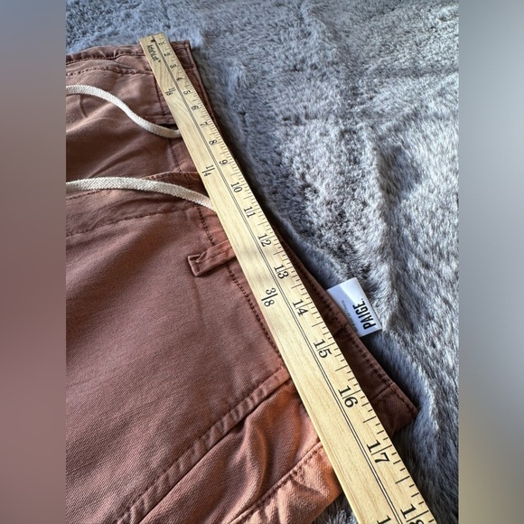 Anthropologie Paige Carly cropped drawstring pants RUST COLOR sz 31 - Picture 10 of 11